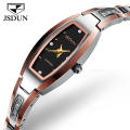 Reloj de mujer de la mejor marca JSDUN, reloj de pulsera mecánico automático para mujer, 3 ATM, cronógrafo resistente al agua, reloj femenino